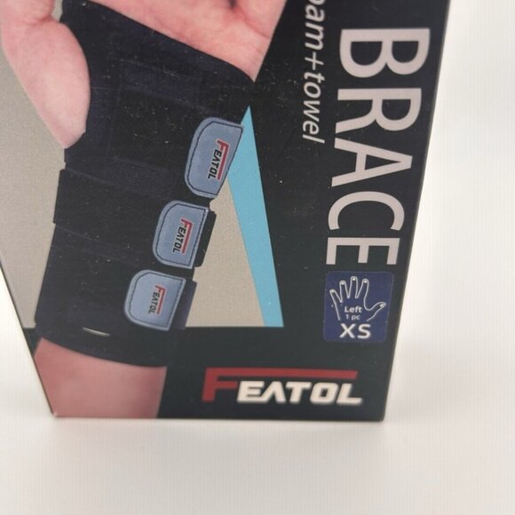FEATOL Wrist Brace Size XS Left Wrist Stabilize Support Carpal Tunnel - Picture 6 of 6